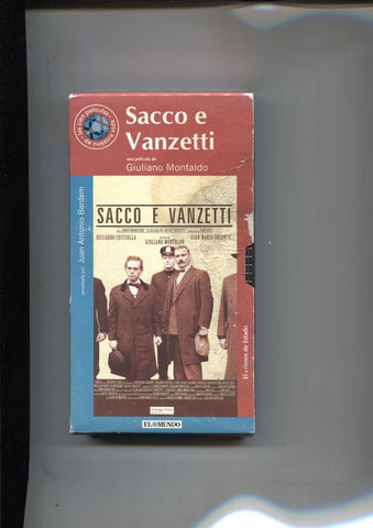 Video VHS: Sacco e Vanzett