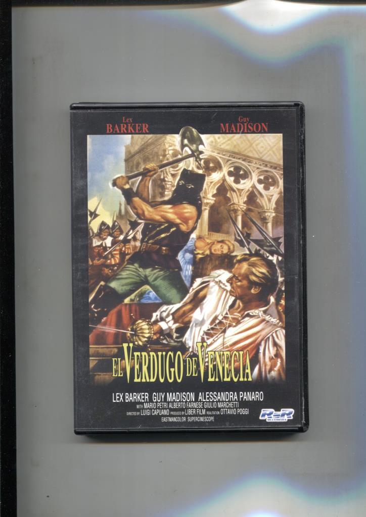 DVD: El verdugo de Venecia con Lex Barker, Guy Madison, Alessandra Panaro