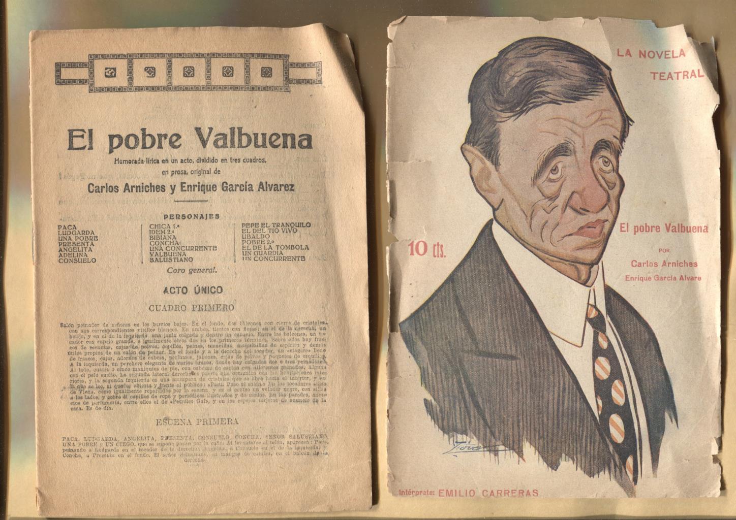 La Novela Teatral: El pobre Valbuena