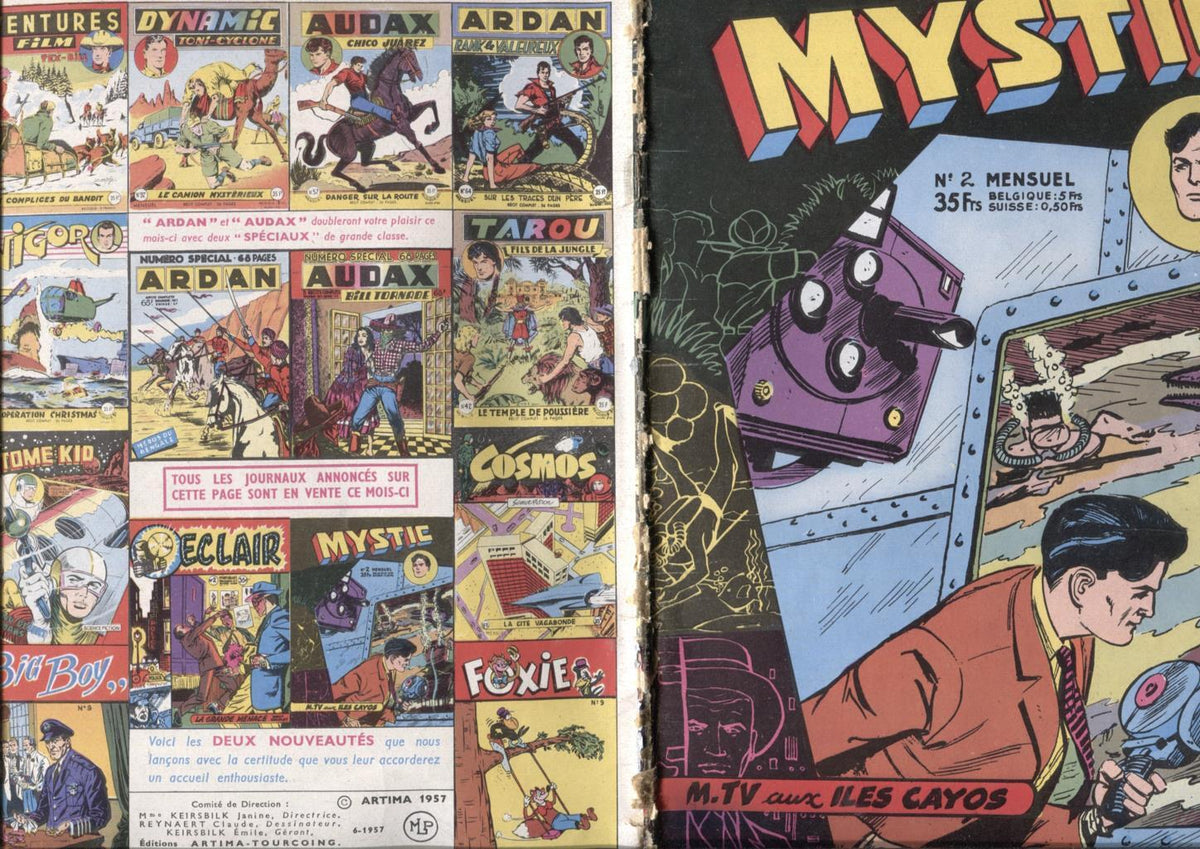 MYSTIC, Le Detective de la Television numero 02 (procede de retapado)