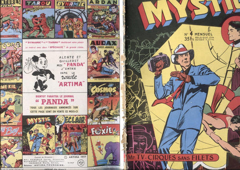 MYSTIC, Le Detective de la Television numero 04 (procede de retapado)