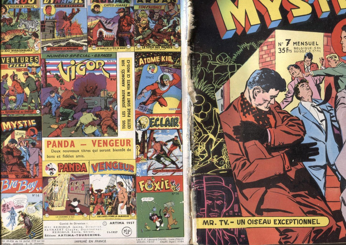 MYSTIC, Le Detective de la Television numero 07 (procede de retapado)