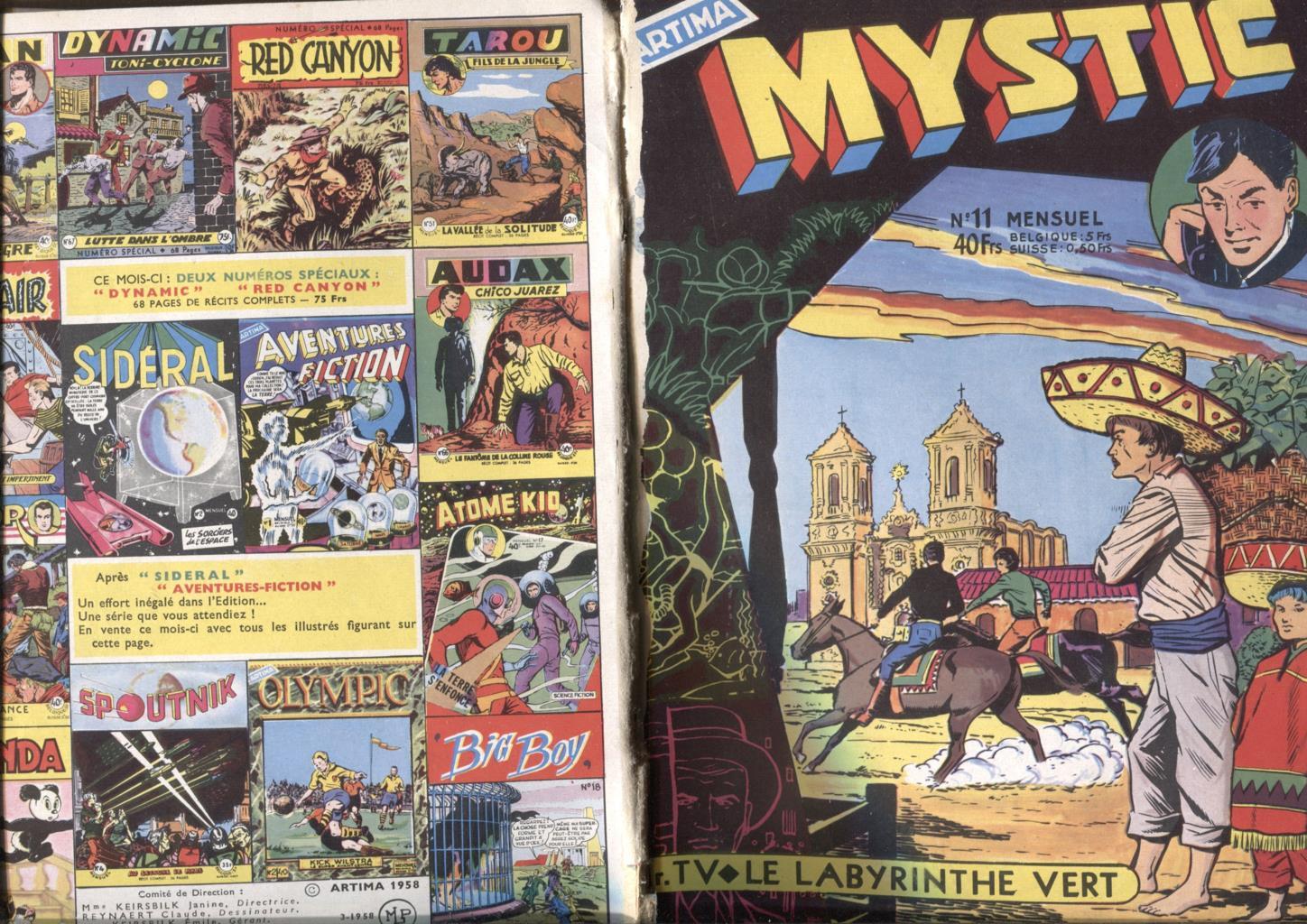 MYSTIC, Le Detective de la Television numero 11 (procede de retapado)