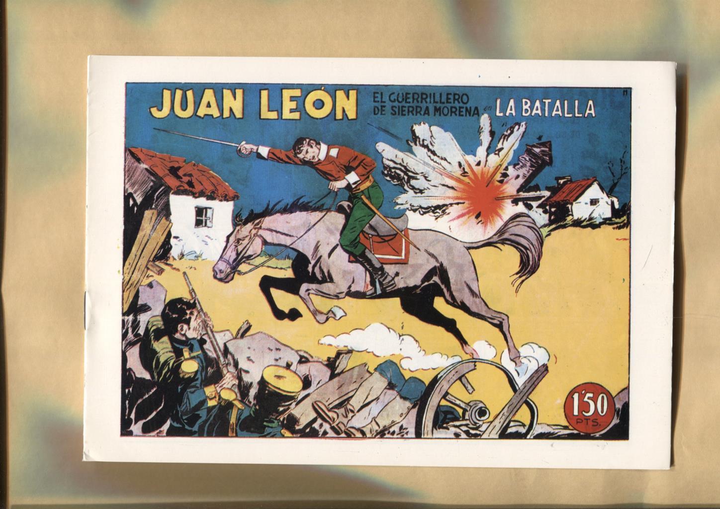 Facsimil: Juan Leon el guerrillero de sierra morena numero 11