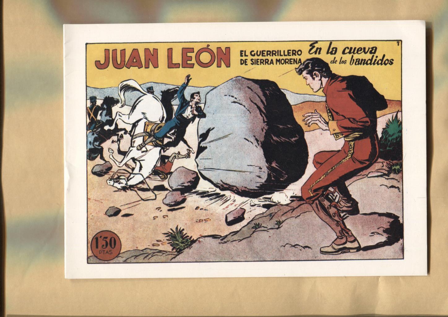 Facsimil: Juan Leon el guerrillero de sierra morena numero 07