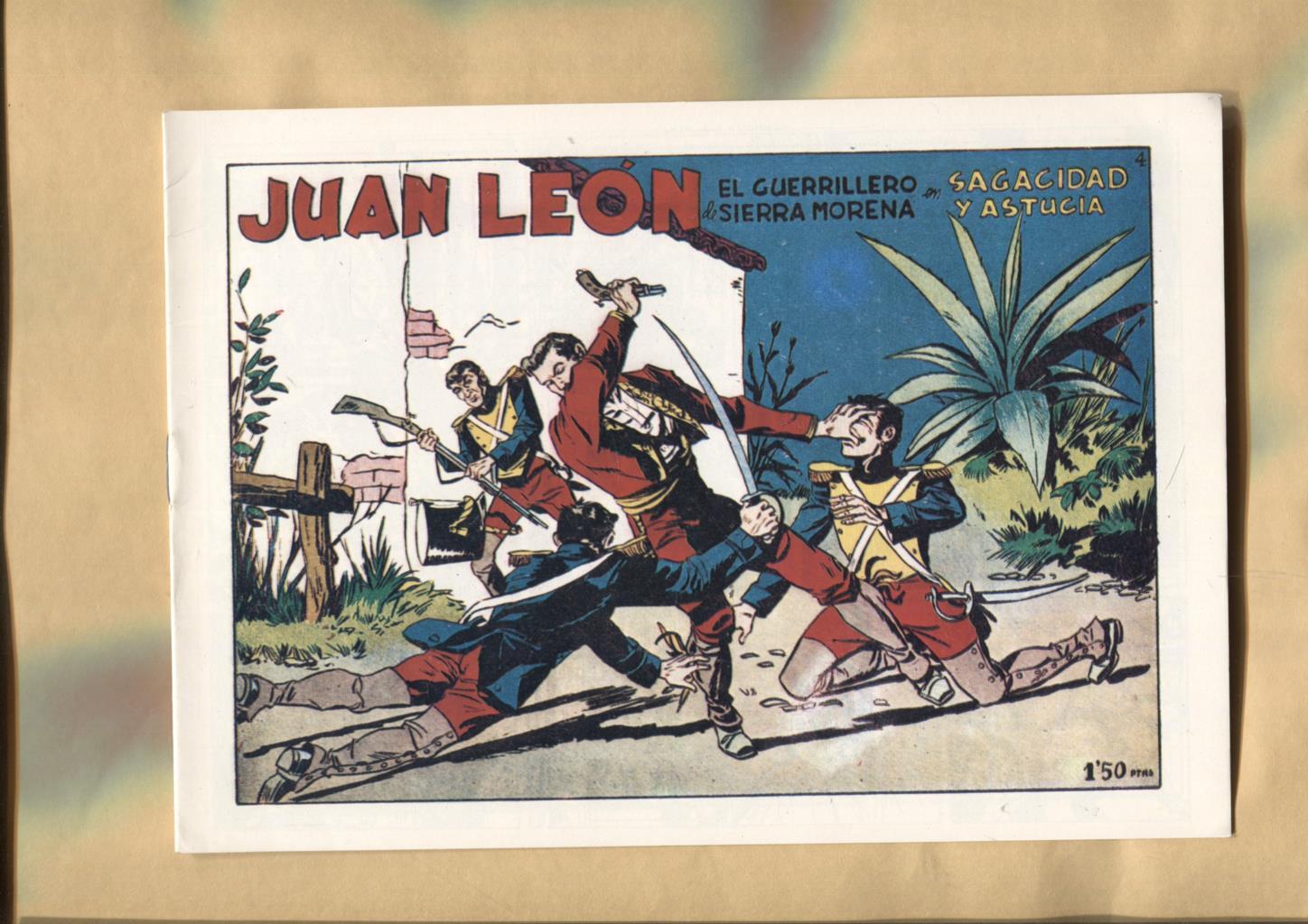 Facsimil: Juan Leon el guerrillero de sierra morena numero 04
