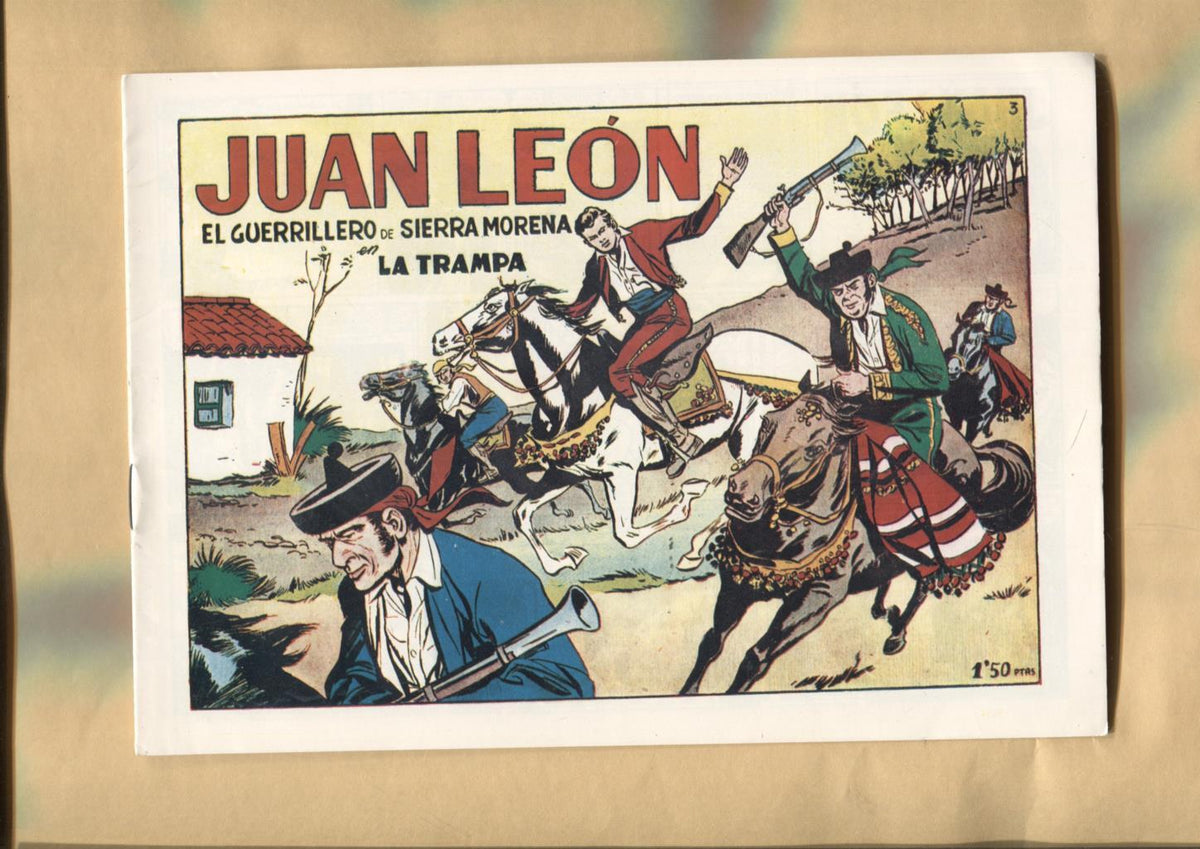 Facsimil: Juan Leon el guerrillero de sierra morena numero 03