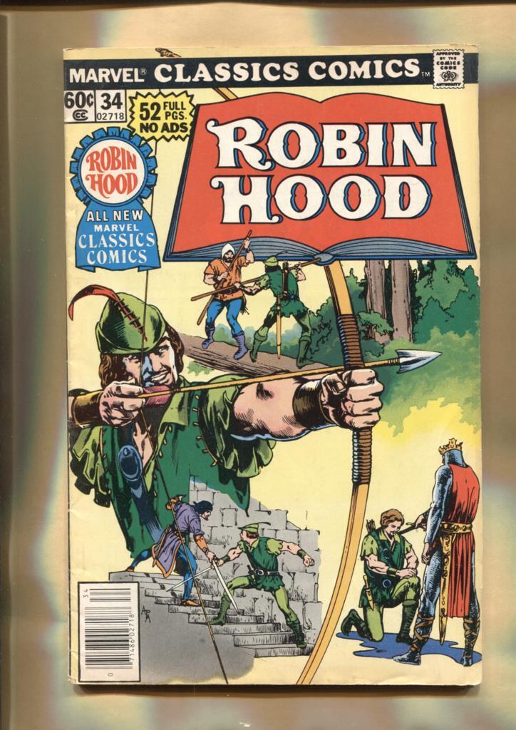 Marvel Classics Comics numero 34: Robin Hood