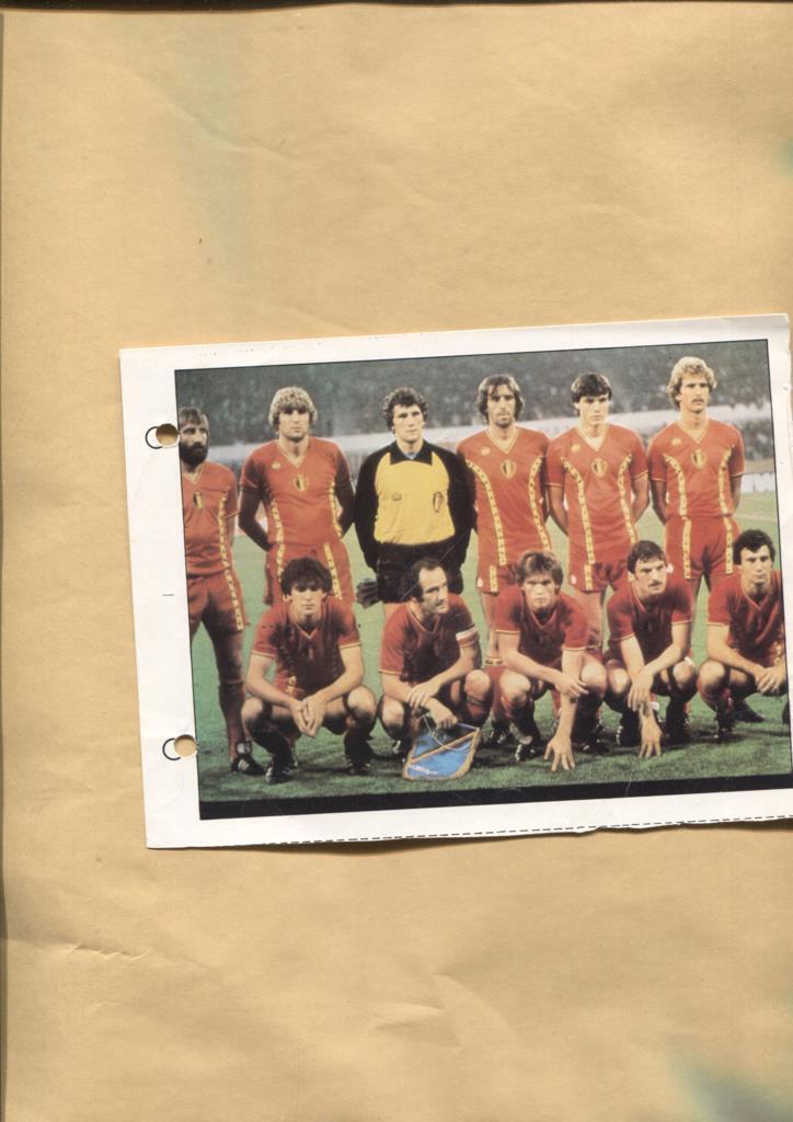 Cromos estrellas del mundial 82 numero 027: Belgica