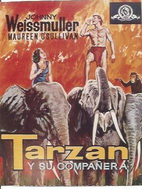 POSTAL A1016: Tarzan y su compañera