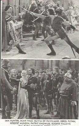 POSTAL A1006: Errol Flynn en Robin de los Bosques