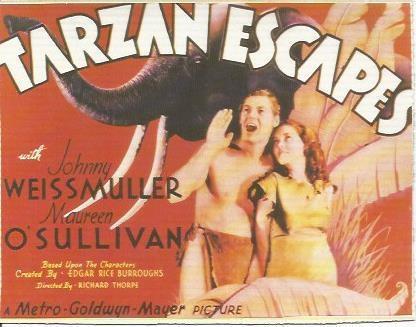 POSTAL A0998: Tarzan Escapes