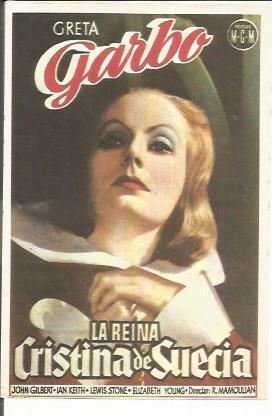 POSTAL A1050: La reina Cristina de Suecia con Greta Garbo