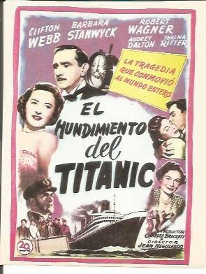 POSTAL A1034: El hundimiento del Titanic