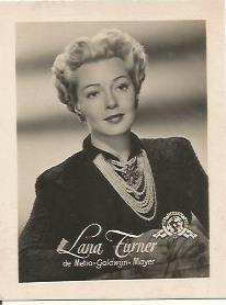 POSTAL A1026: Lana Turner
