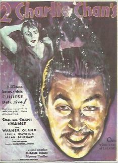 POSTAL A0952: 2 Charlie Chan's