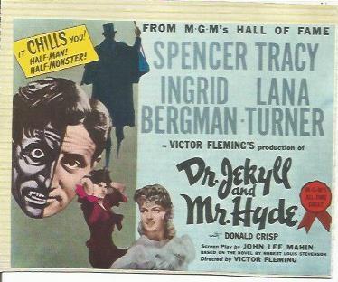 POSTAL A0928: Dr, Jekyll and Mr. Hyde, de Spencer Tracy