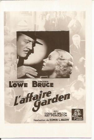 POSTAL A0937: L'affair garden