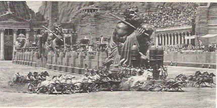 POSTAL A0982: Escena de Ben Hur
