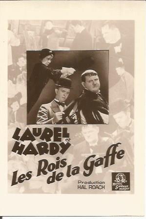POSTAL A0971: Les Rois de la Gaffe, de Laurel y Hardy