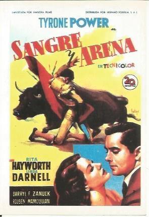 POSTAL A1143: Sangre y arena