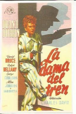 POSTAL A1134: La dama del tren