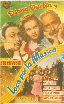 POSTAL A1129: Loca por la musica