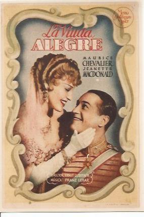 POSTAL A1180: La viuda alegre