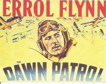 POSTAL A1165: Errol Flyn en The Dawn Patrol