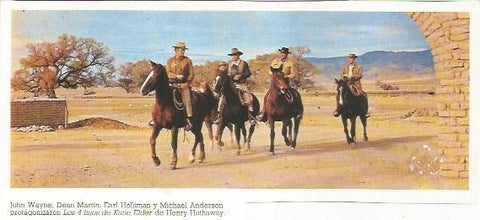 POSTAL A0743: Escena de los 4 hijos de Katie Elder
