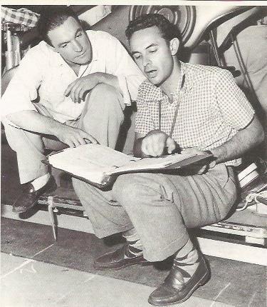 POSTAL A0740: Gene Kelly en un rodaje