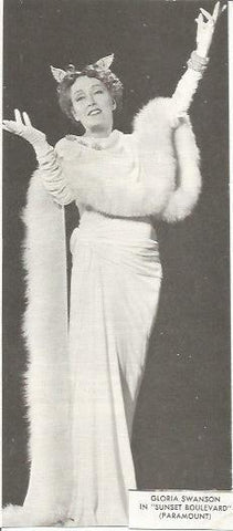 POSTAL A0739: Gloria Swanson 