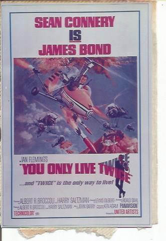 POSTAL A0730: James Bond. You only live twice