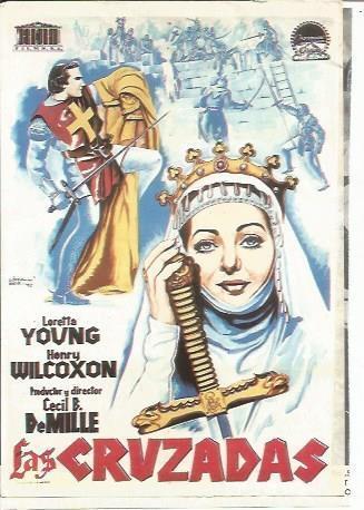 POSTAL A0720: Las Cruzadas, de Cecil De Mille