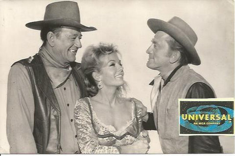POSTAL A0719: Kirk Douglas y John Wayne