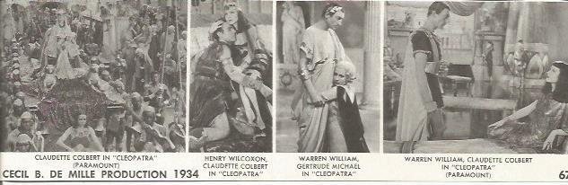 POSTAL A0732: Escenas de Cleopatra de Cecil De Mille