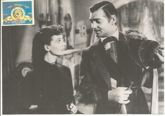 POSTAL A0717: Vivien Leigh y Clark Gable