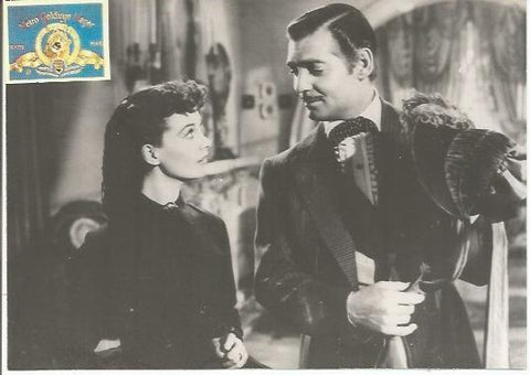 POSTAL A0717: Vivien Leigh y Clark Gable
