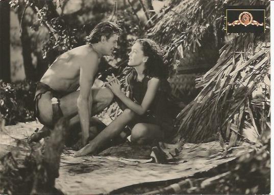 POSTAL A0750: Escena de Tarzan