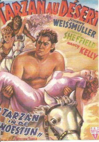 POSTAL A0764: Tarzan au desert