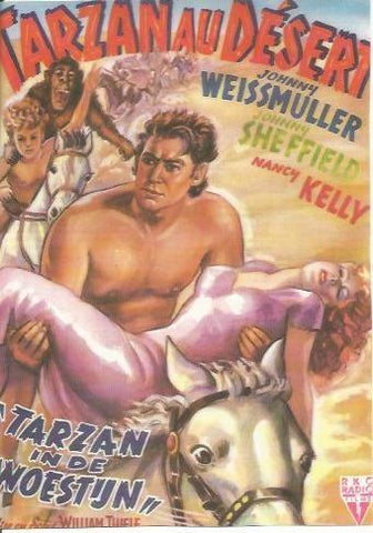 POSTAL A0764: Tarzan au desert