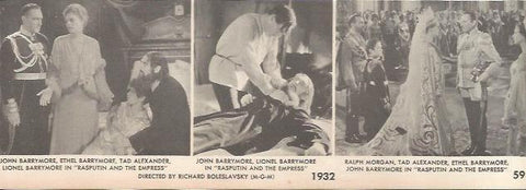 POSTAL A0762:  Escenas de Rasputin and the Empress