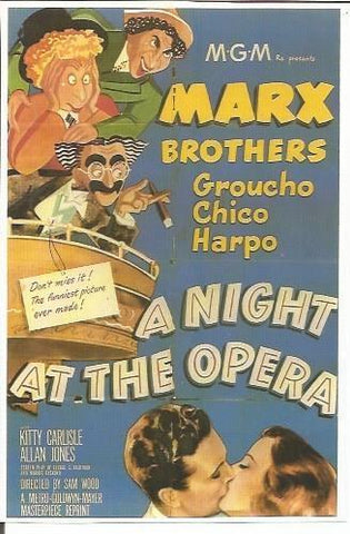 POSTAL A0754: A night in the Opera