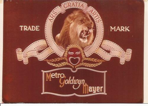 POSTAL A0676: Leon de la Metro Goldwyn Mayer