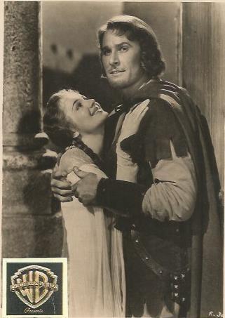 POSTAL A0675: Errol Flynn en Robin de los Bosques