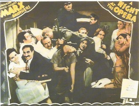 POSTAL A0658: Cartel de A night in the Opera