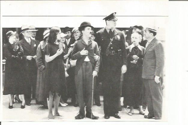 POSTAL A0655: Escena de Tiempos Modernos, con  Charlot