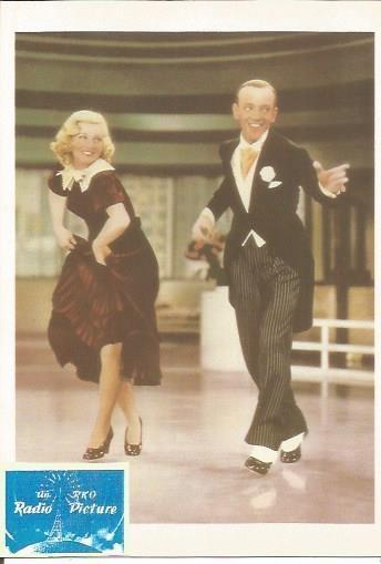 POSTAL A0683: Ginger Rogers y Fred Astaire