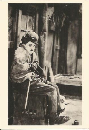 POSTAL A0884: Charlot en The Gold Rush