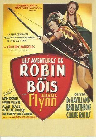 POSTAL A0881: Les aventures de Robin des bois